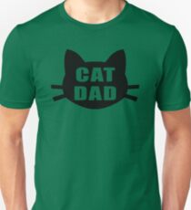 Katzen-T-Shirt Katzen-Vati Slim Fit T-Shirt