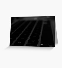 Macbook pro 13 keyboard Greeting Card