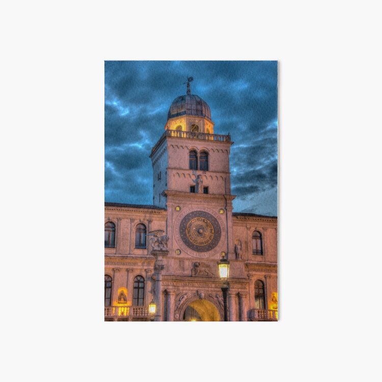 Torre dell orologio, Padova, Italy Art Board Print