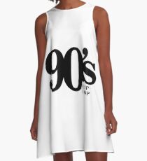 90's Old School Hip Hop A-Line Dress