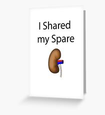 Kidney Donation Greeting Card