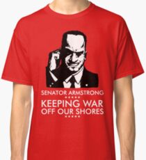 Camiseta clásica Campaña Presidencial del Senador Armstrong - Metal Gear Rising: Revengeance