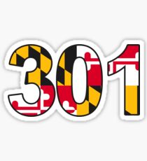 301- Maryland Sticker