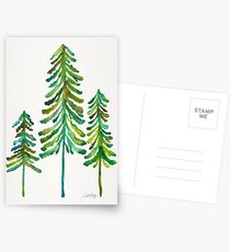 Pine Trees – Green Palette Postcards