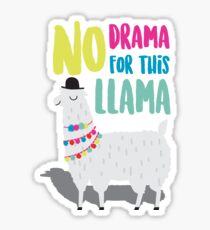 No Drama For This LLama Sticker