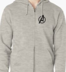 The Avenger Logo Zipped Hoodie
