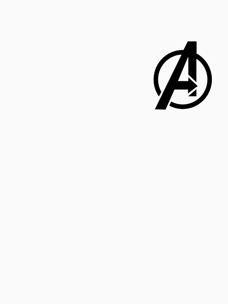 the avenger logo unisex t shirt by jimmwatson redbubble