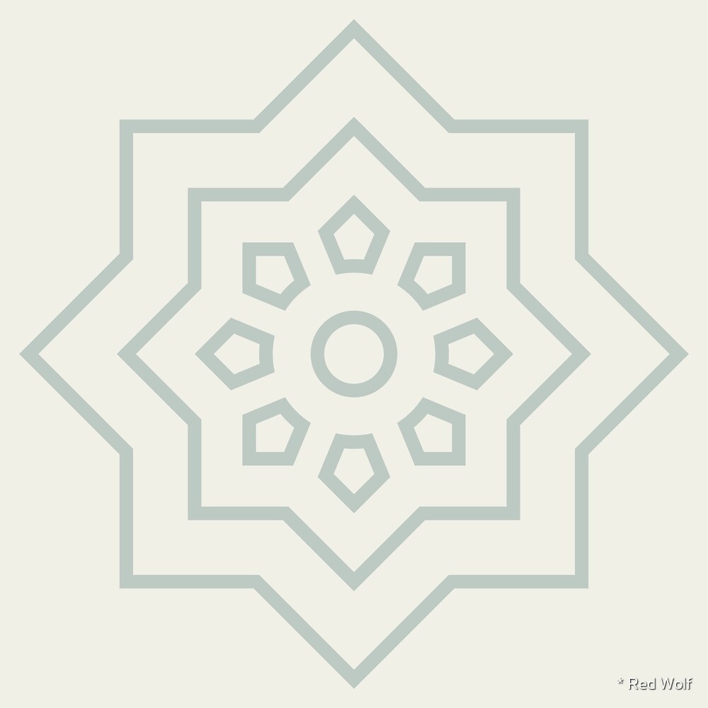 Geometric Pattern: Mahsa: Savon by * Red Wolf
