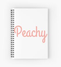 "Peachy" Spiral Notebook