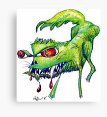 Angry Kitty Canvas Print