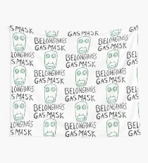 Tela decorativa Gasmask Pertenencias