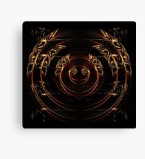 abstract gold and diamonds Canvas Print