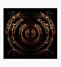 abstract gold and diamonds Photographic Print