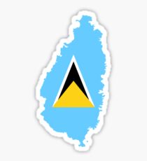 Flag of Saint Lucia Sticker