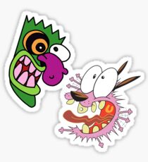 Courage the Cowardly Dog Sticker