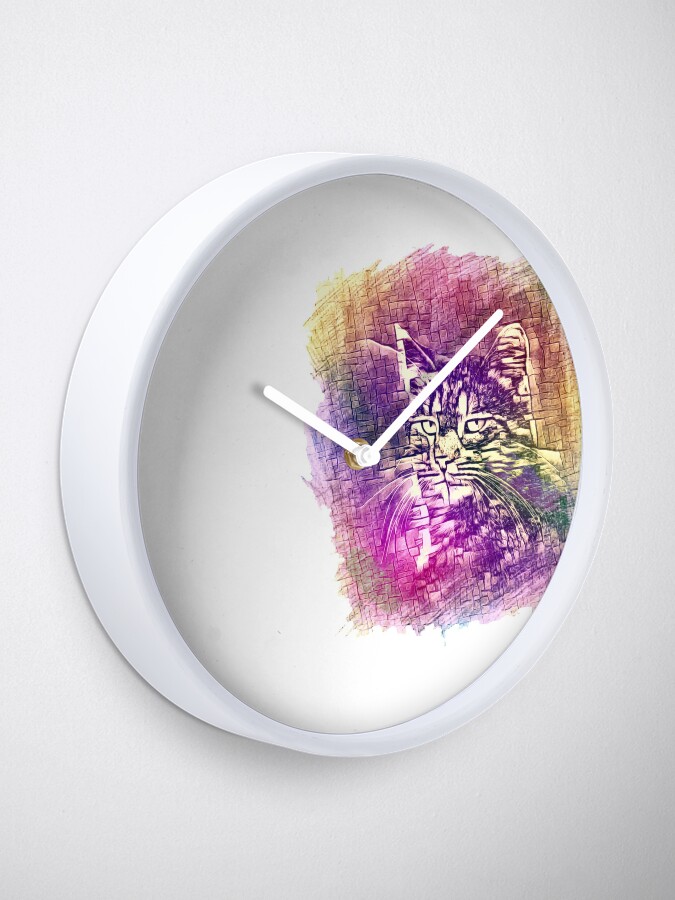 Alternate view of Cat Clock