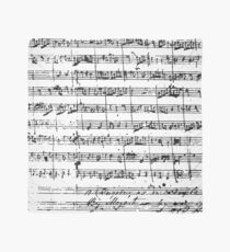 Pañuelo Manuscrito de Mozart