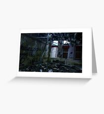 Abandoned hospital Greeting Card