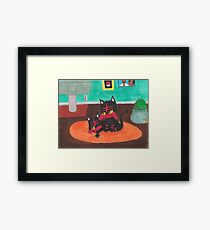 #TeamLitten Framed Print