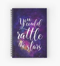 You could rattle the stars - Sarah J Maas Spiral Notebook