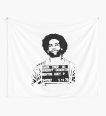 HUEY P. NEWTON-MUGSHOT Wall Tapestry