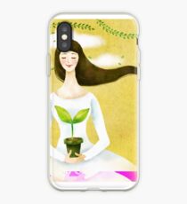 Wind Girl iPhone Case