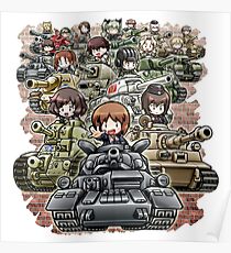 Girls und Panzer Crew Poster