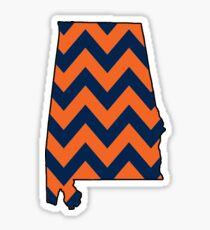 Pegatina Auburn Chevron