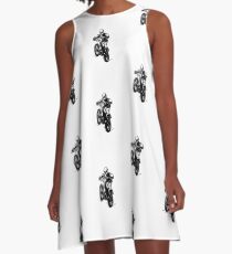 Yamaha Motocross racing A-Line Dress