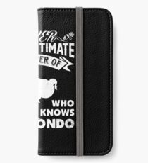 Vinilo o funda para iPhone El poder de una chica que conoce la camisa de Taekwondo
