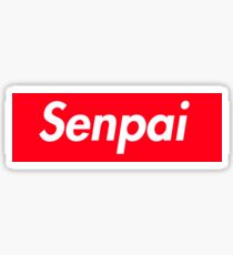 Pegatina Senpai