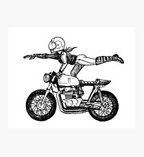 Women Who Ride - Superwoman Photographic Print