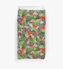 Heraldic Strawberries Duvet Cover