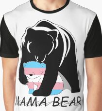 Transgender Pride Mama Bär Grafik T-Shirt