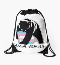 Transgender Pride Mama Bär Rucksackbeutel