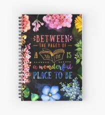 Between the pages Spiral Notebook