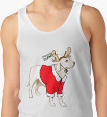 Camiseta de tirantes Yellow Lab Christmas
