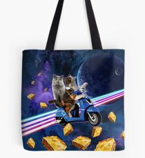 Bolsa de tela gato scooter de viaje con lasaña galaxia