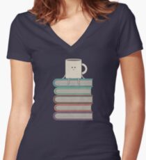 On Top Of The World Women's Fitted V-Neck T-Shirt