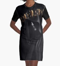 Cloaked Graphic T-Shirt Dress