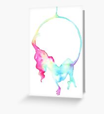Aerial hoop - aerialist Greeting Card