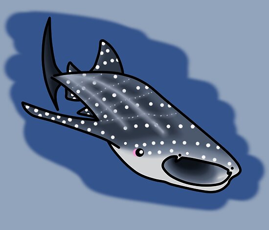 "Cute whale shark" Posters by rainbowcho | Redbubble