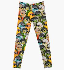 Too Many Birds! - Conure Squad Leggings