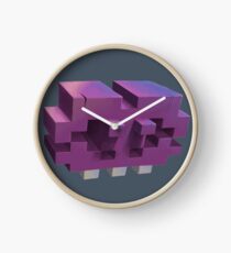 Invading The Third Dimension Clock