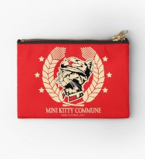 The Mini Kitty Commune Flag Studio Pouch