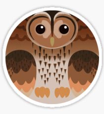 Eurasian Tawny Owl Sticker