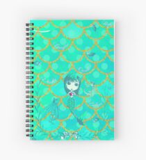 Inspired by You - Emerald Mermaid, 3rd of 4 Spiral Notebook