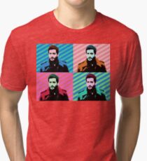 Jake Gyllenhaal Pop Art Tri-blend T-Shirt