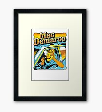 mac demarco in his car Framed Print