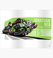Jonathan Rea - 2015 Phillip Island Poster